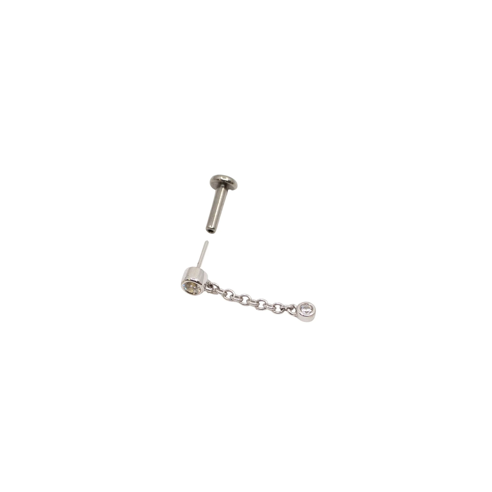Round Swarovski Crystal Dangle Earring - Image 4