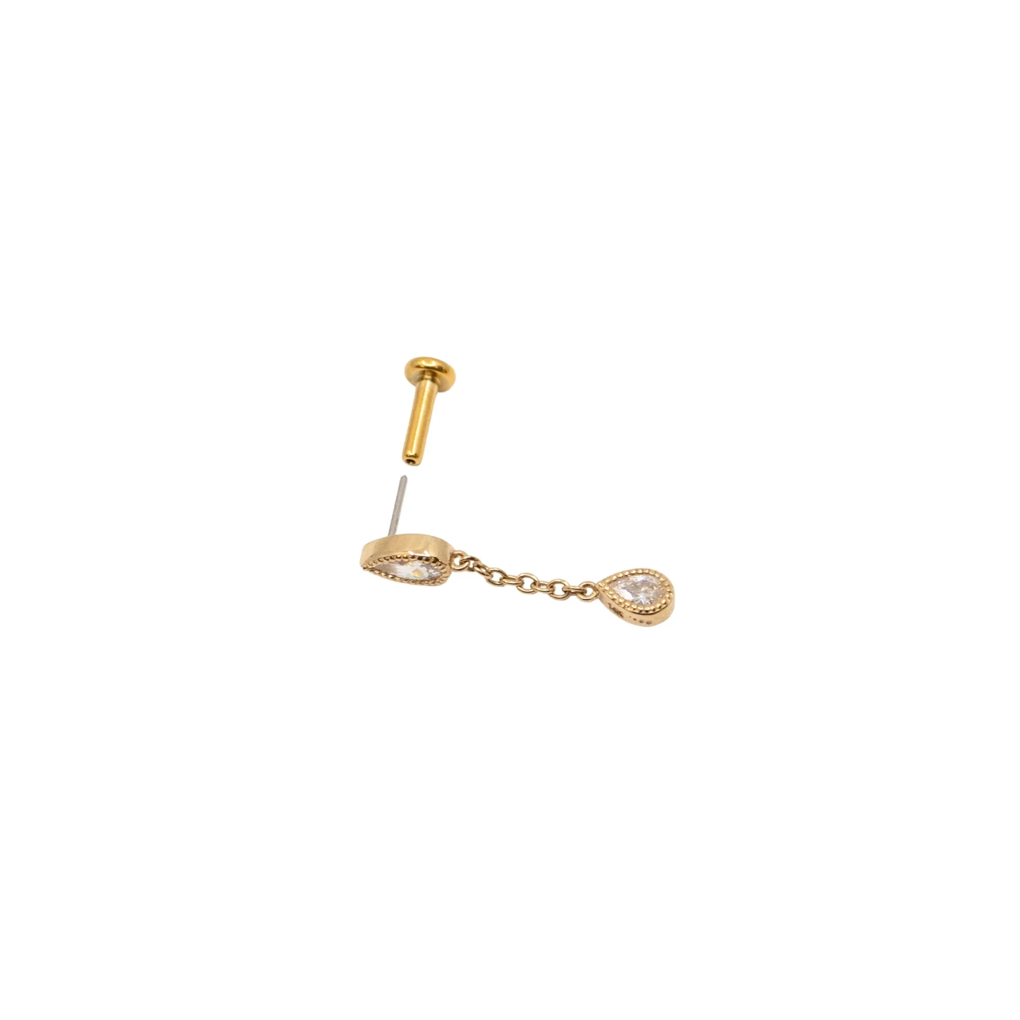 Teardrop Swarovski Crystal Dangle Earring - Image 7
