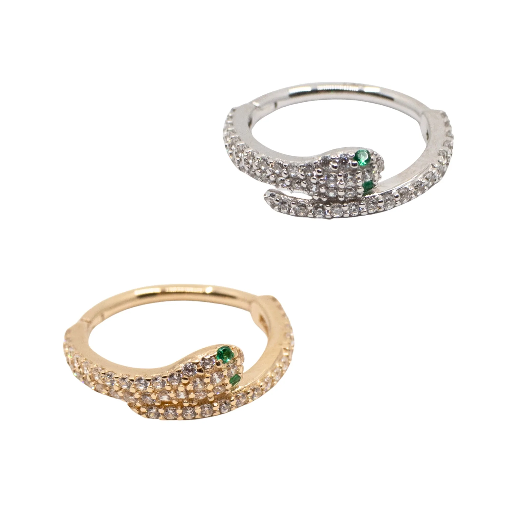 Crystal Snake Clicker Hoop