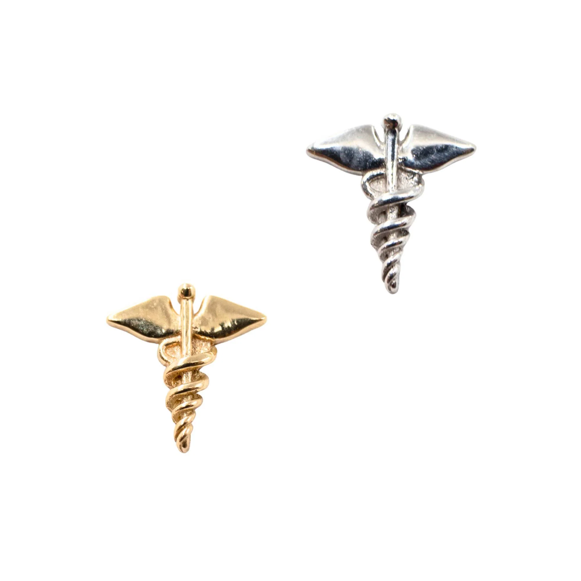 Caduceus Earring