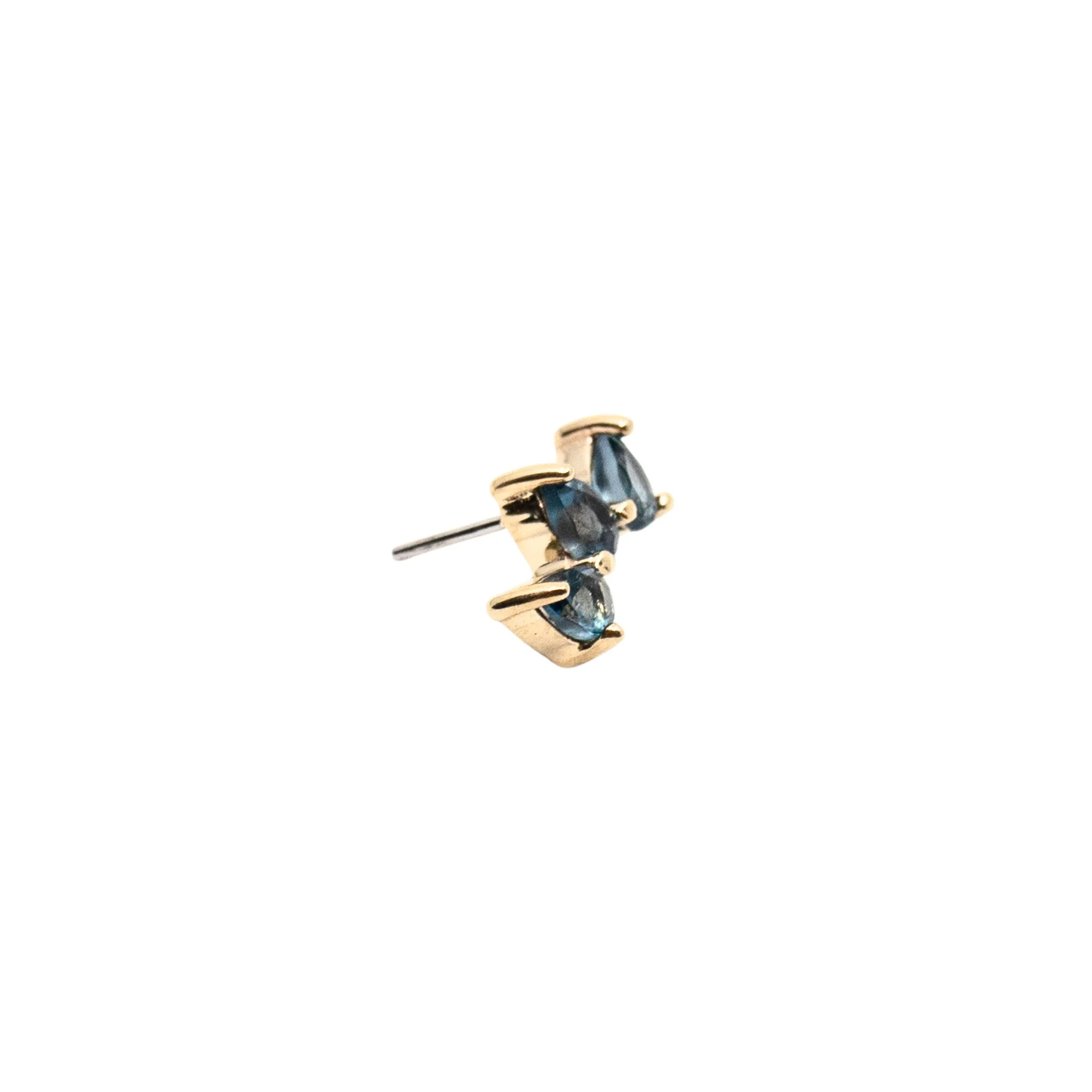 London Blue Topaz Fan Earring - Image 5