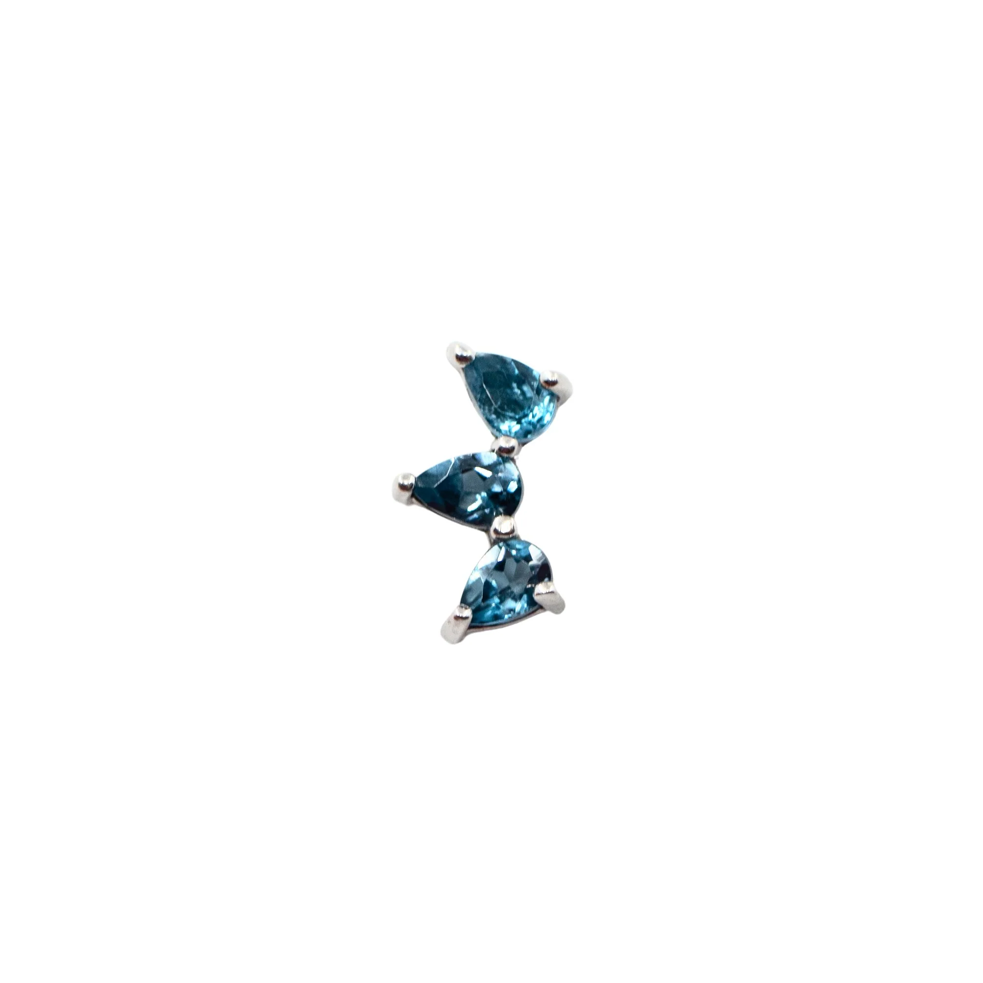 London Blue Topaz Fan Earring - Image 6