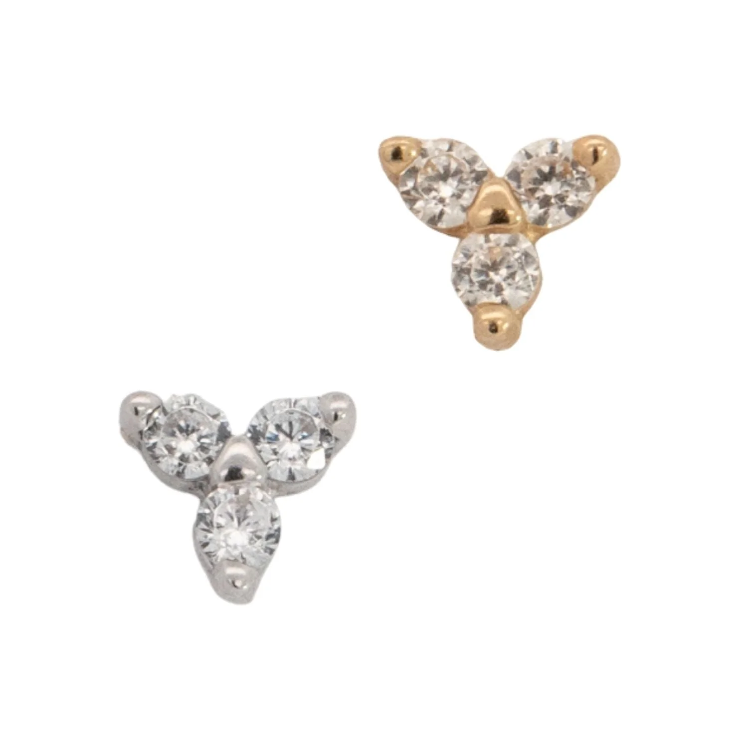 Crystal Trillium Earring