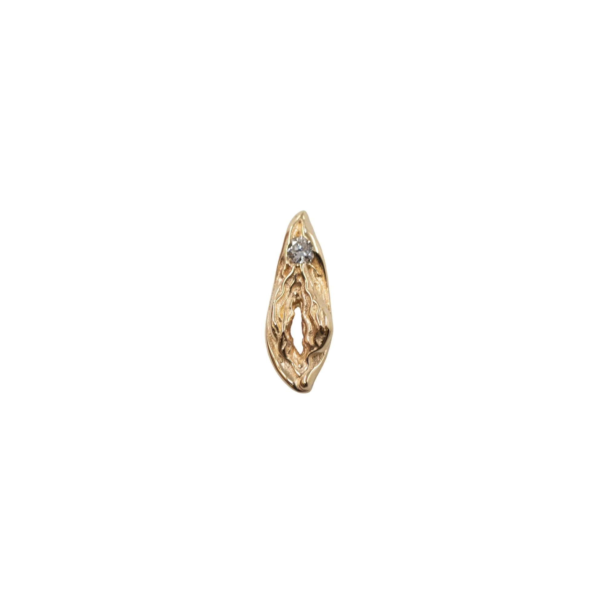 Diamond Vulva Earring - Image 8