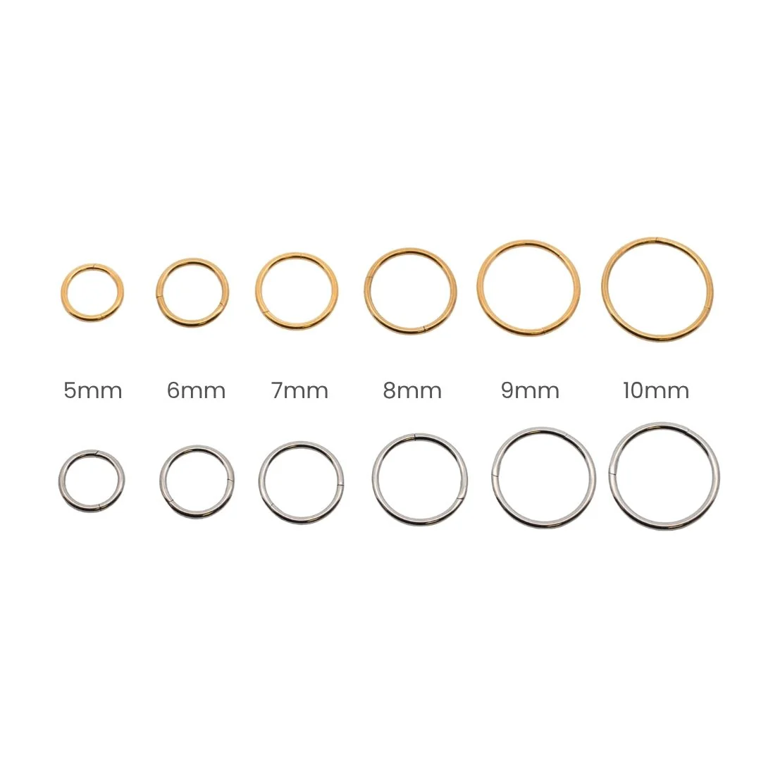 20 Gauge Plain Clicker Hoop - Image 4