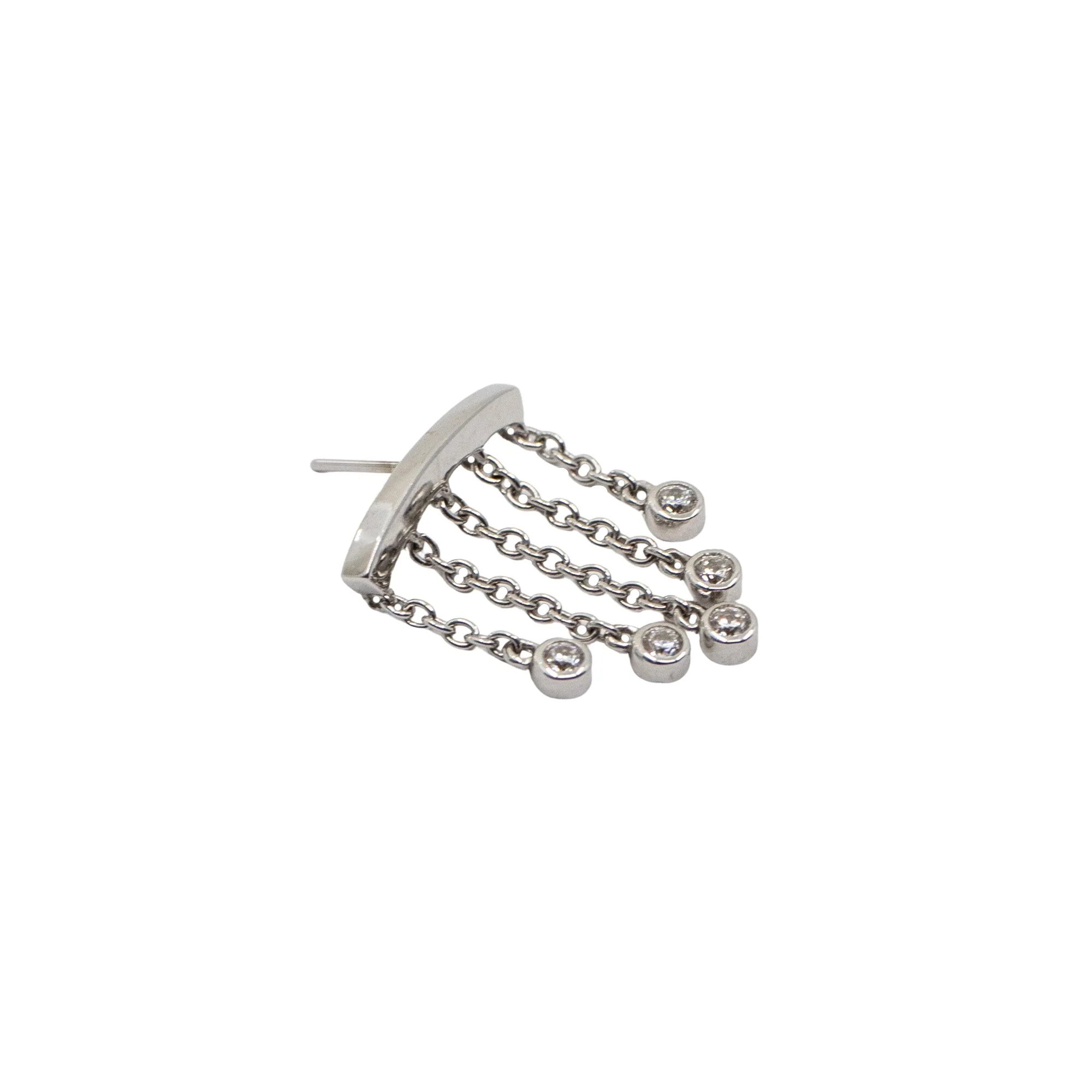 Crystal Chandelier Floating Helix Earring - Image 4