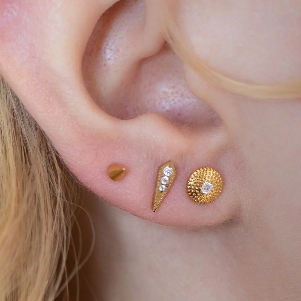 Crystal Shield Earring Top - Image 2
