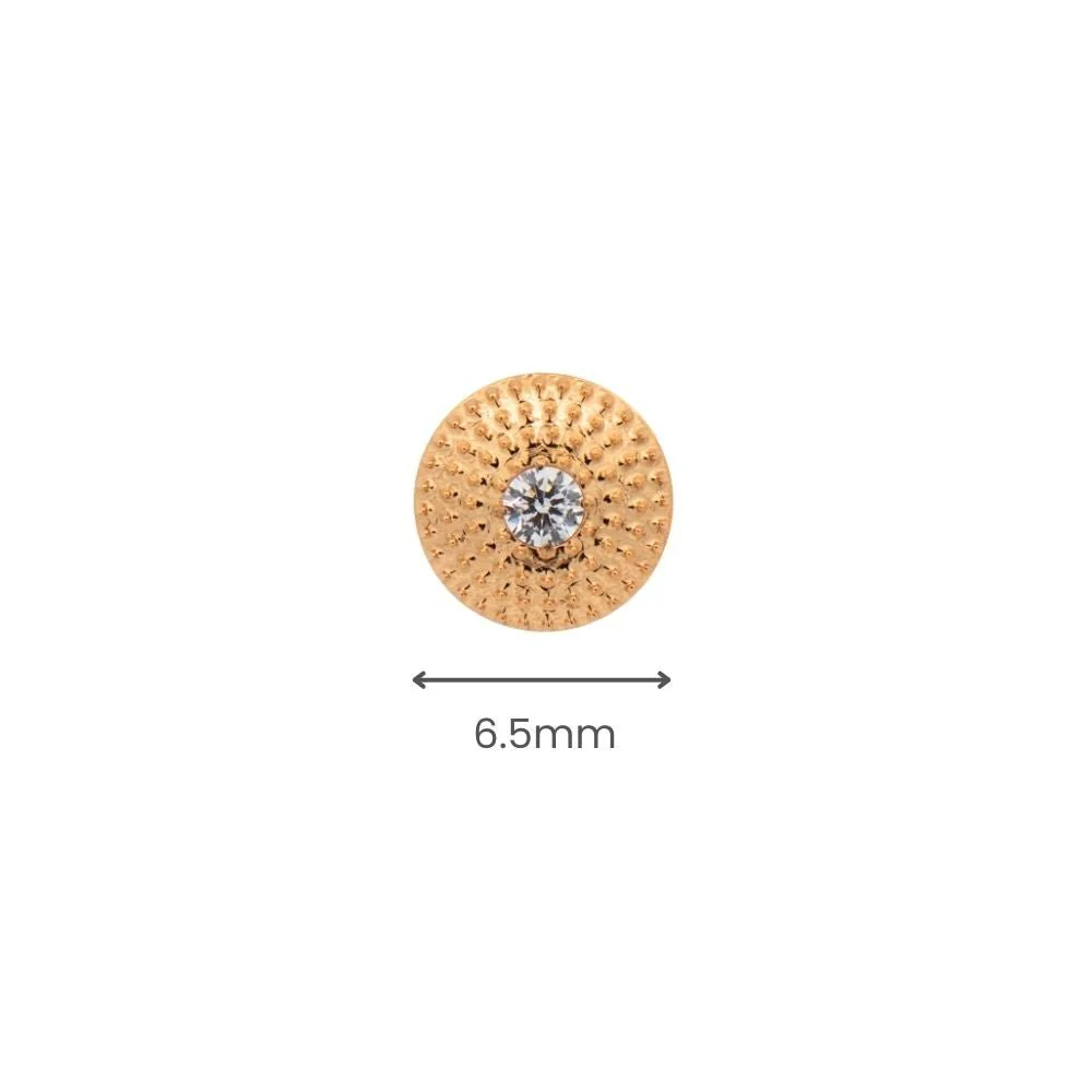 Crystal Shield Earring Top - Image 5