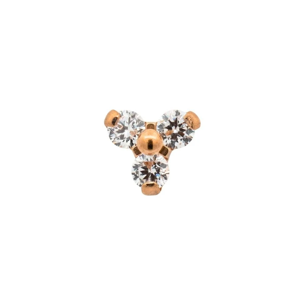 Crystal Trillium Earring Top - Image 4