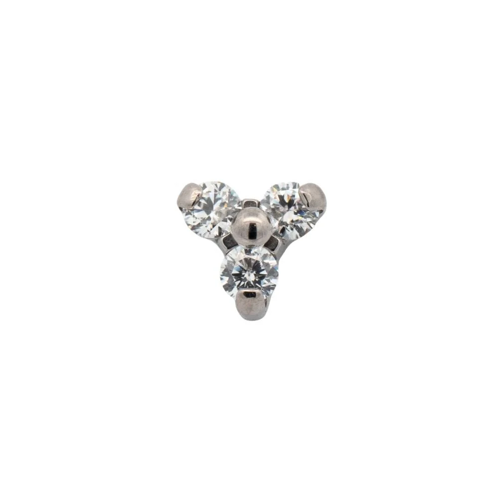Crystal Trillium Earring Top - Image 5