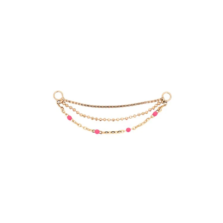 Enamel Triple Chain Connector - Image 4