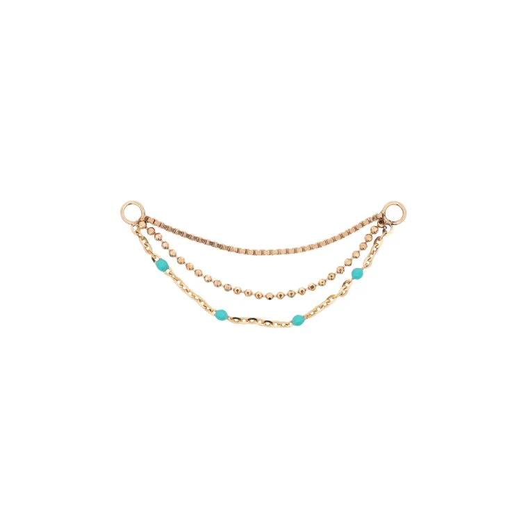 Enamel Triple Chain Connector - Image 5