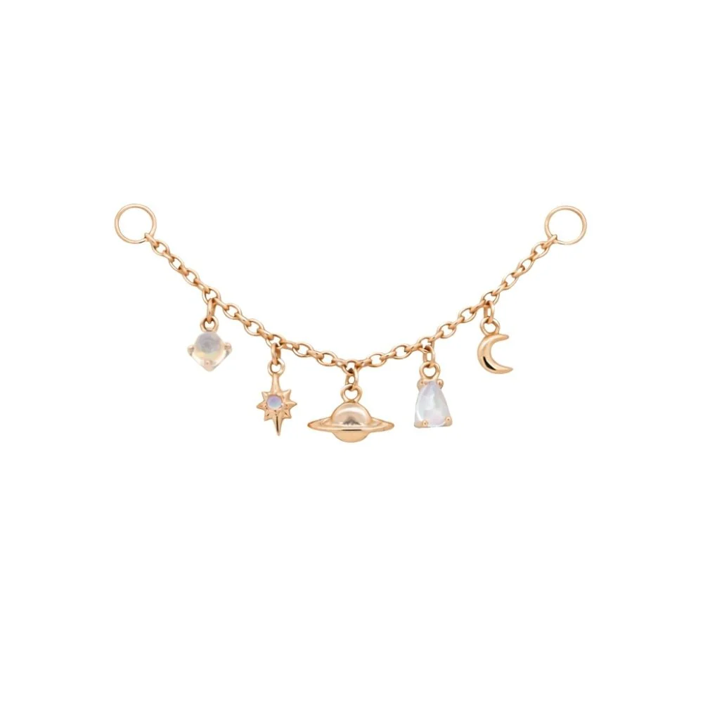 Moonstone Celestial Chain Connector - Image 4