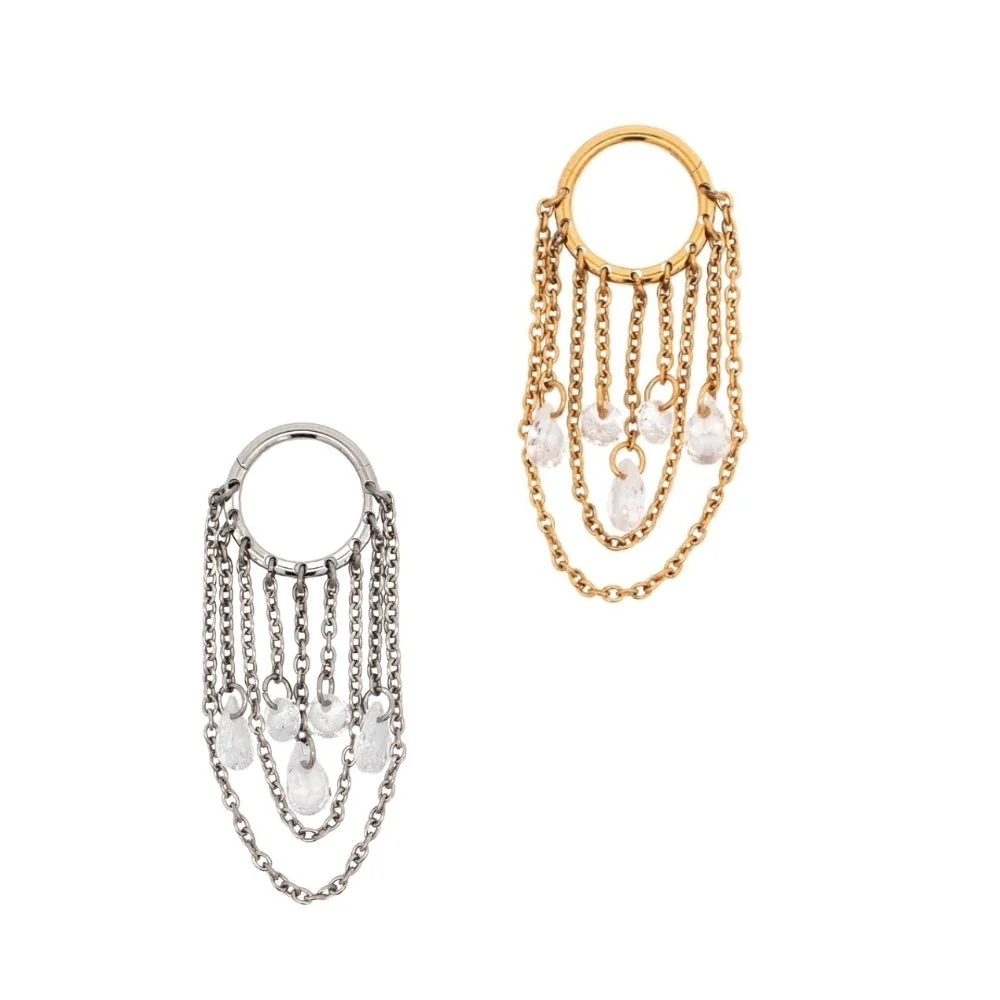 Multi-Crystal Chain Clicker Hoop