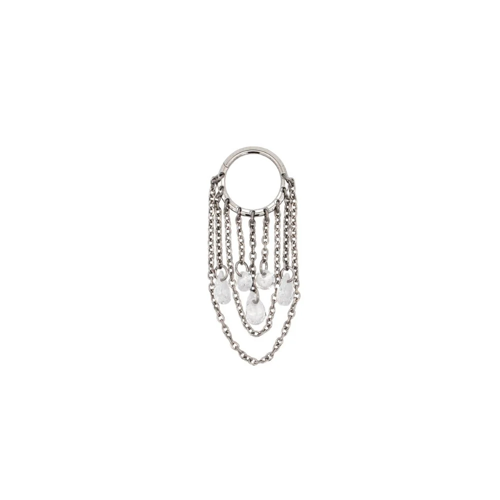 Multi-Crystal Chain Clicker Hoop - Image 4