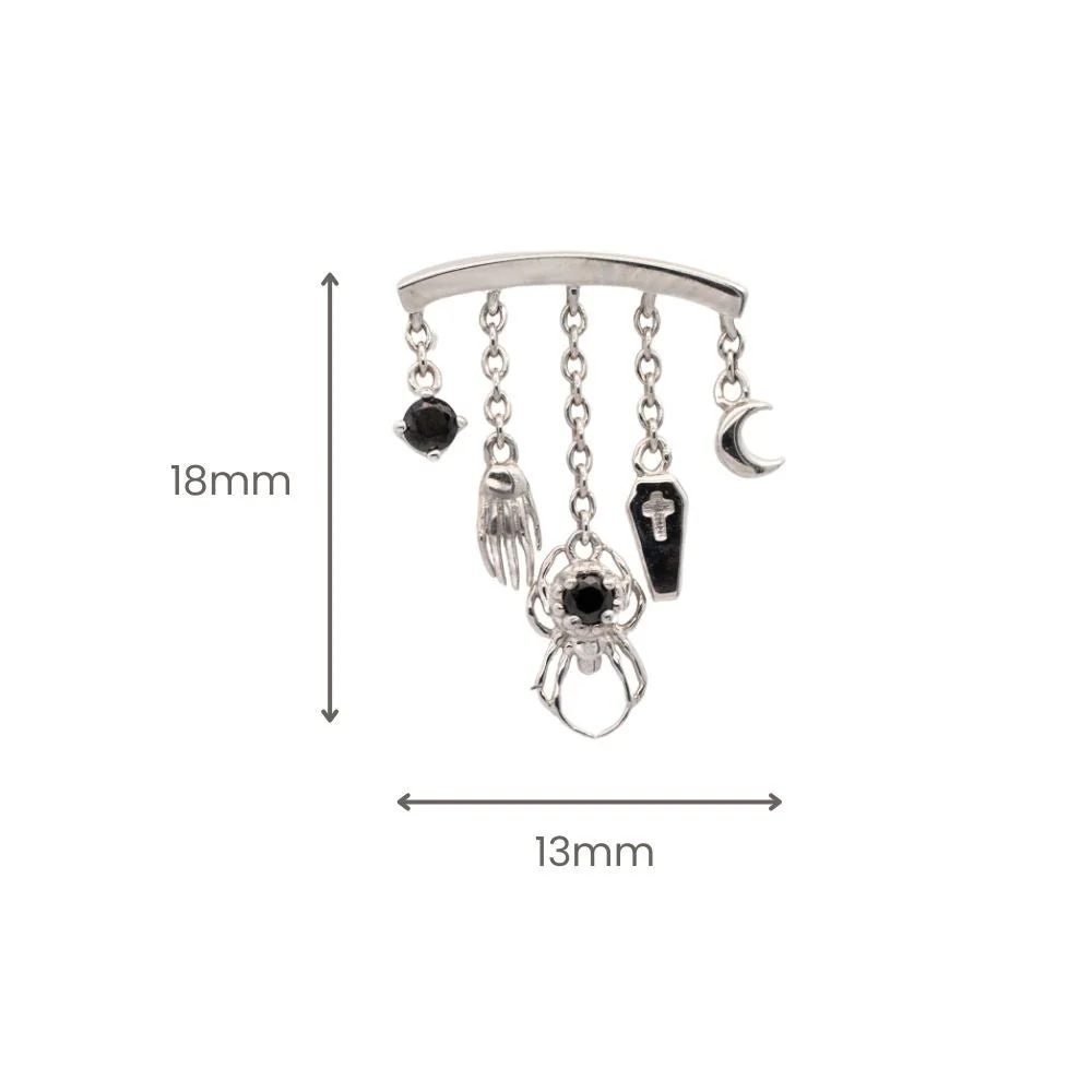 Onyx Macabre Earring - Image 3