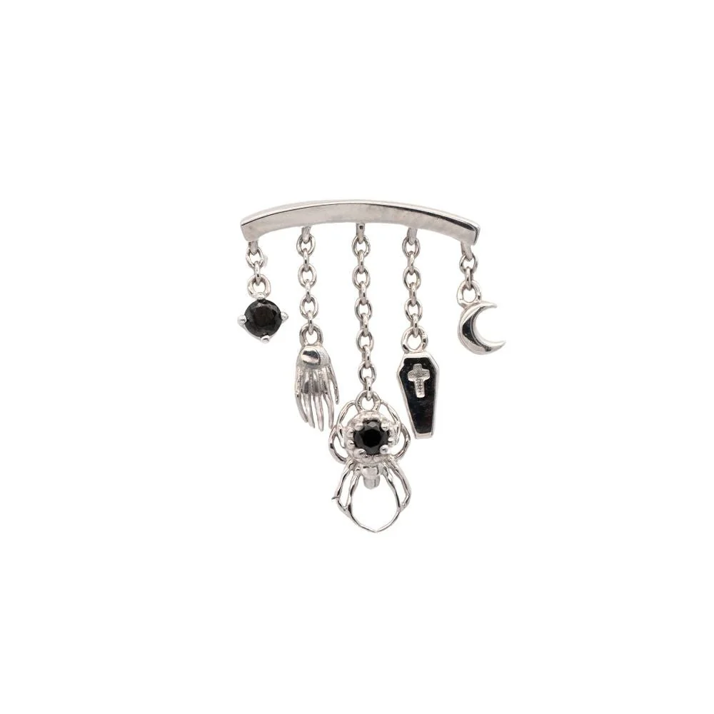 Onyx Macabre Earring - Image 4