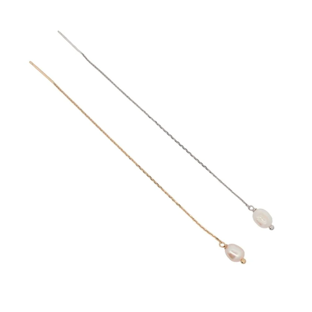 Pearl Threader Earring