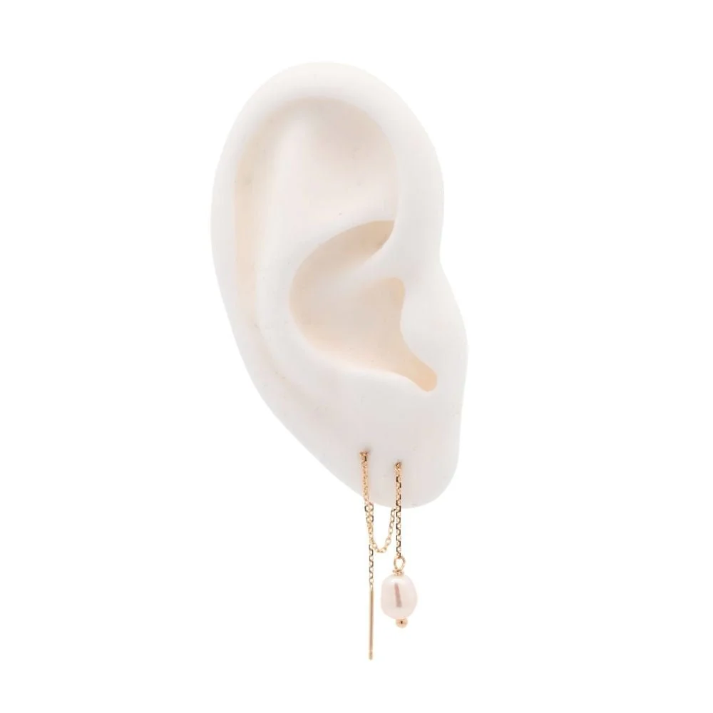 Pearl Threader Earring - Image 3