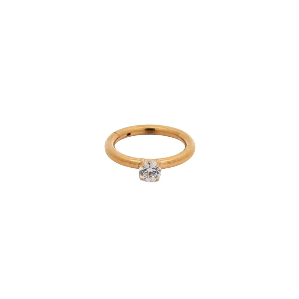 Single Crystal Clicker Hoop - Image 3
