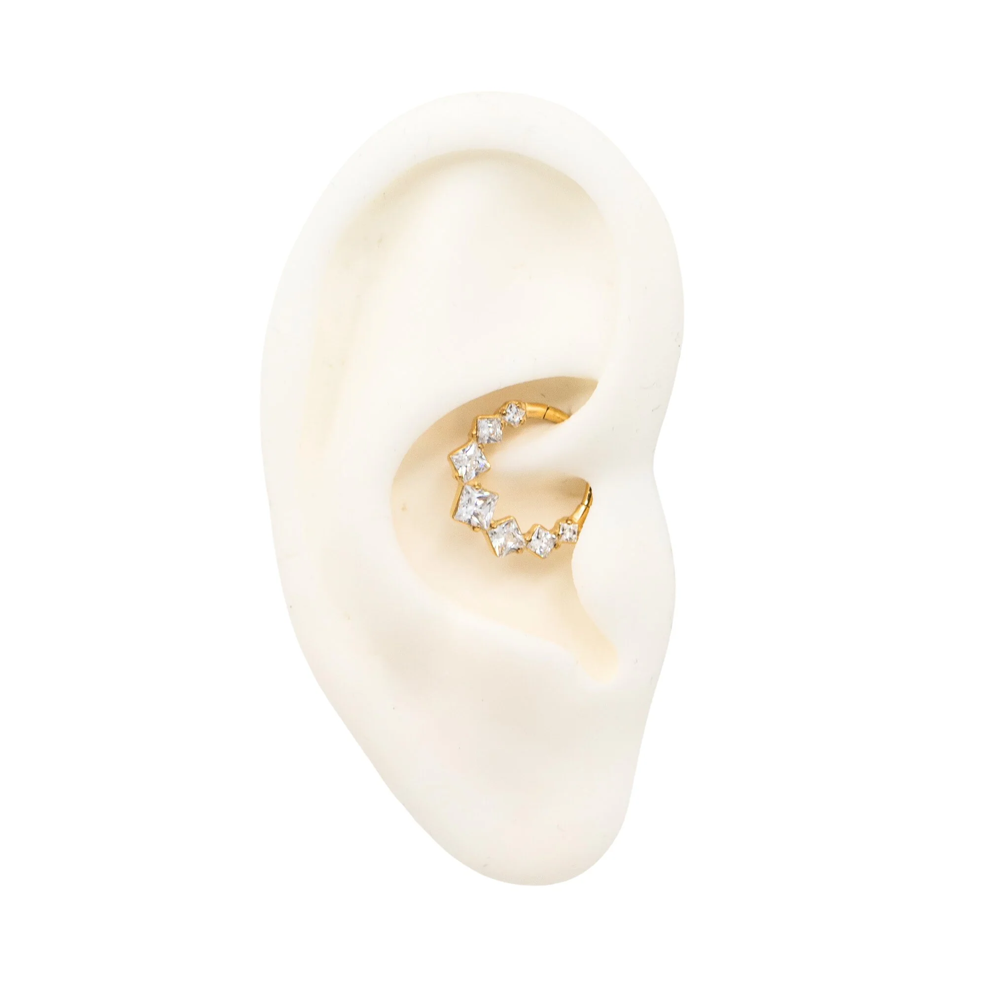Crystal Daith Clicker Hoop - Image 2
