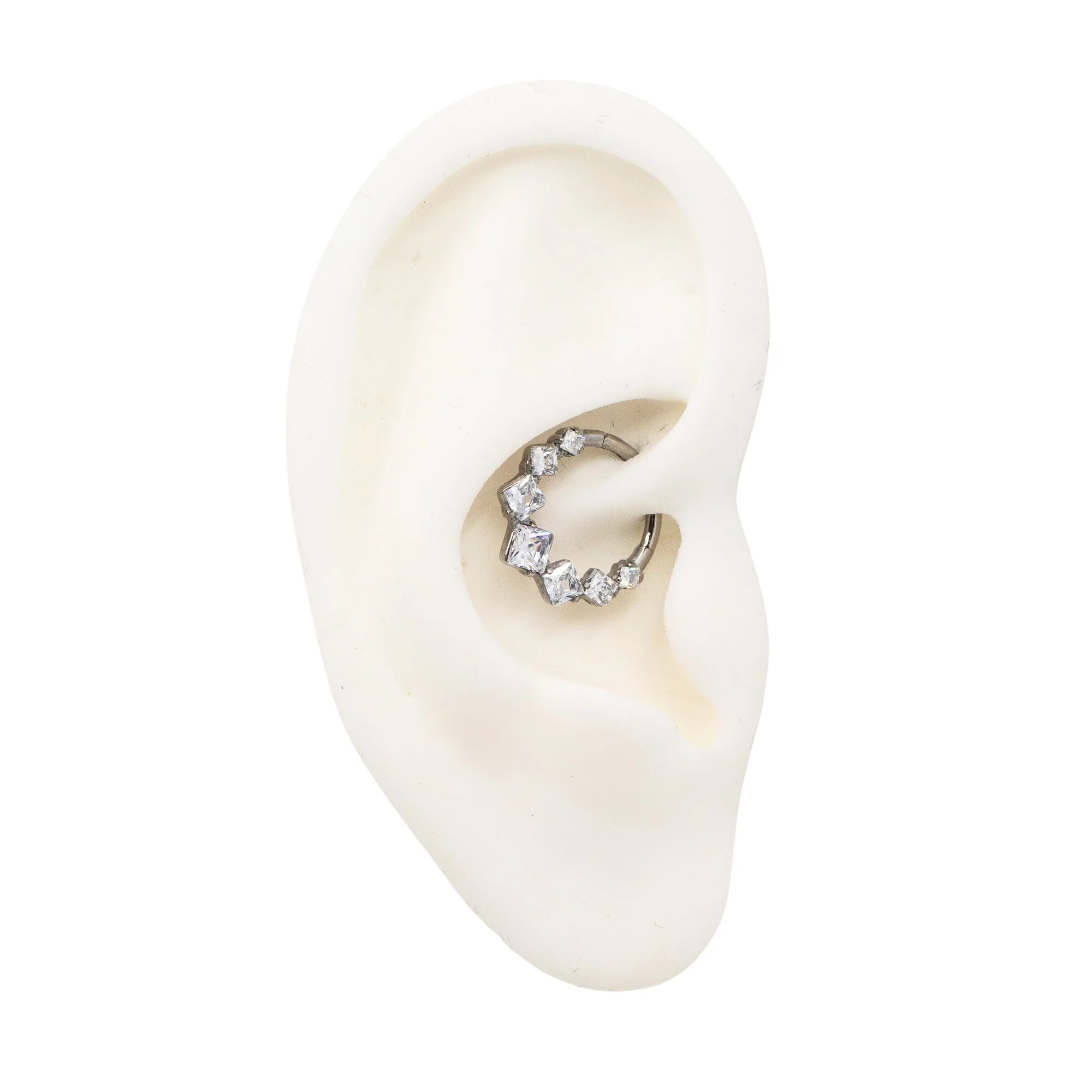 Crystal Daith Clicker Hoop - Image 3