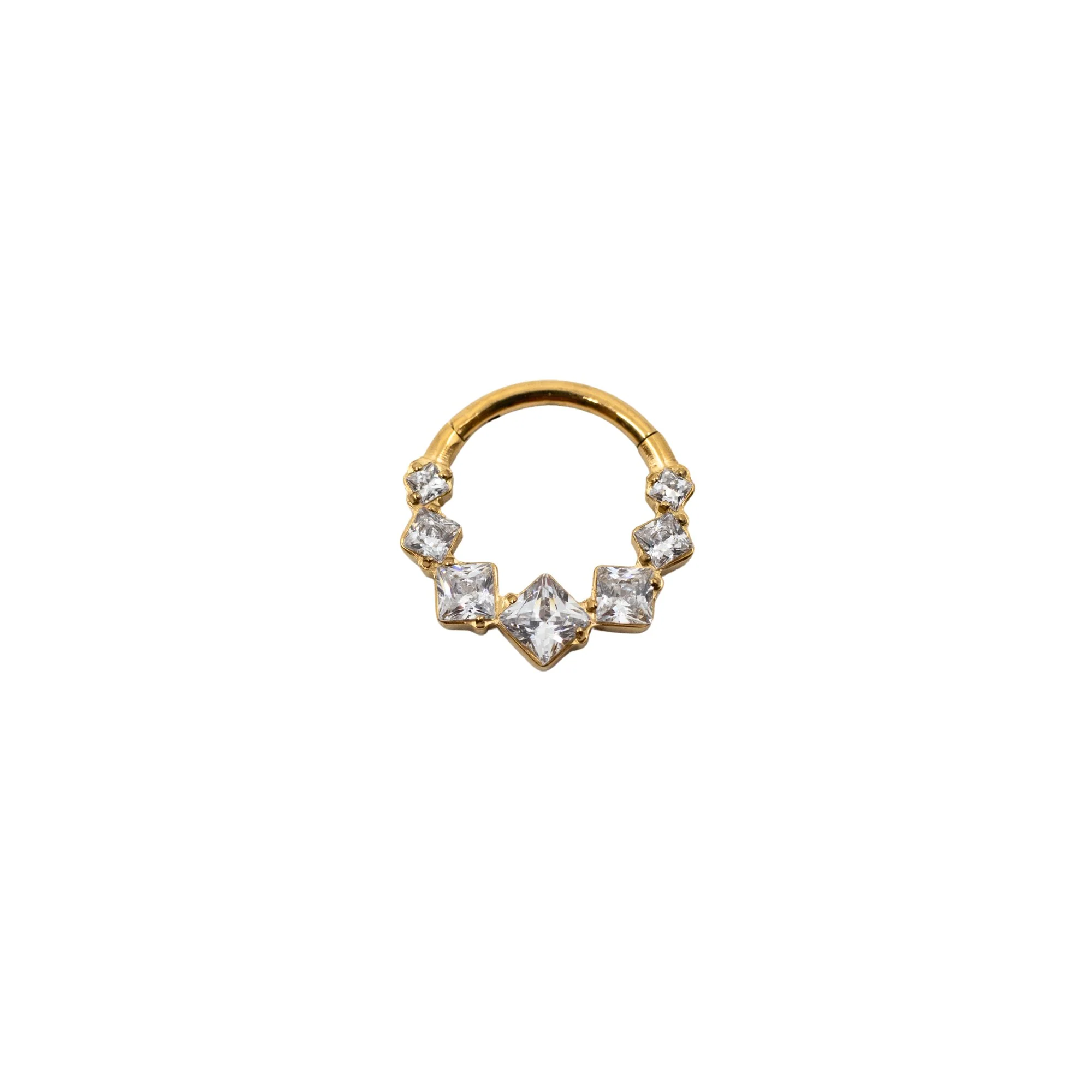 Crystal Daith Clicker Hoop - Image 5