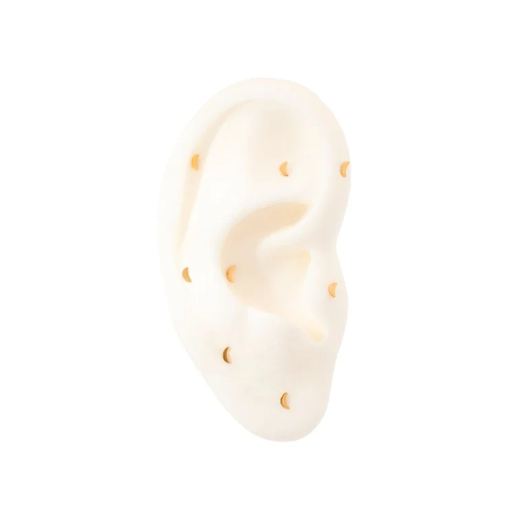 Crescent Moon Earring Top - Image 3