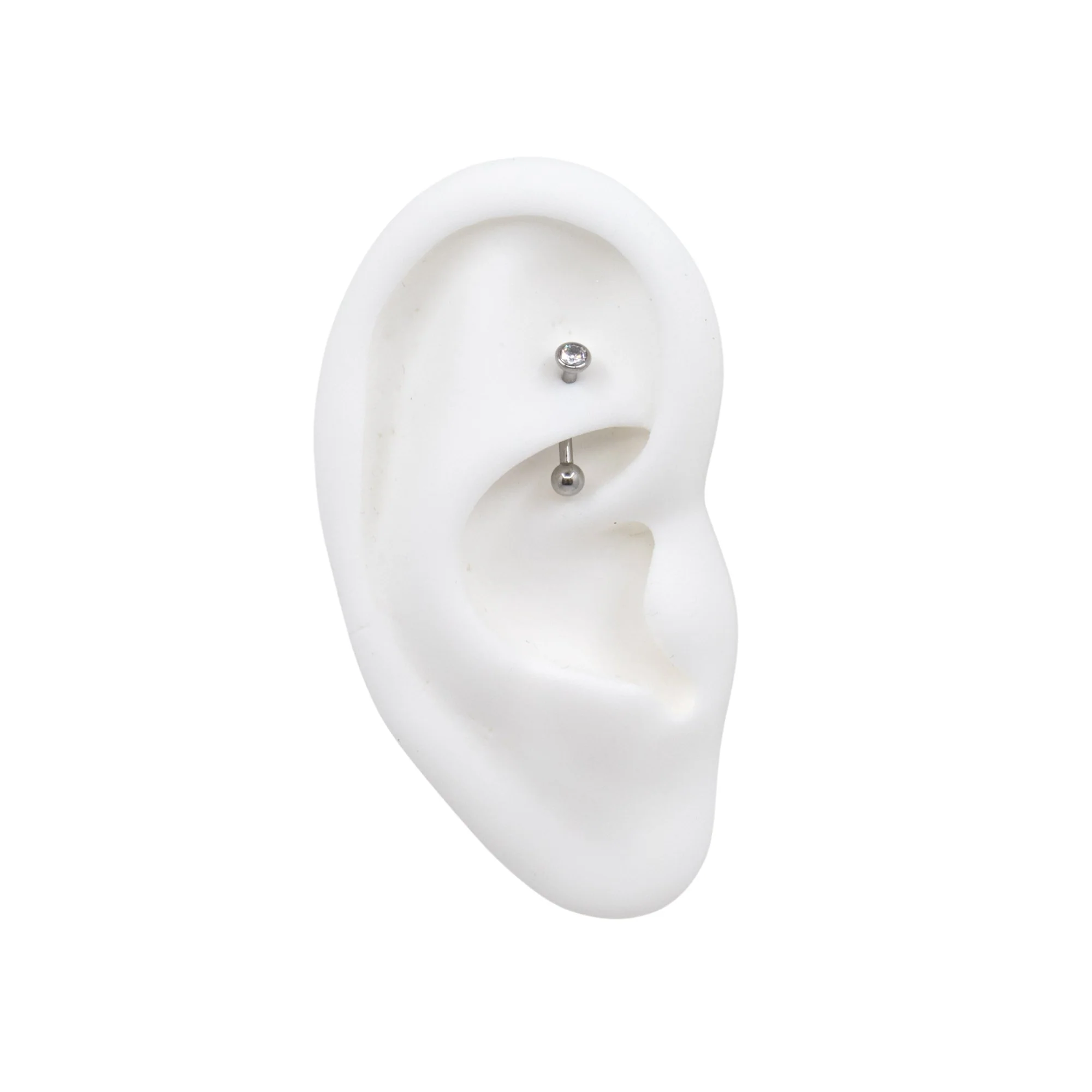 Threadless Curved Ball Back Barbell - Image 3