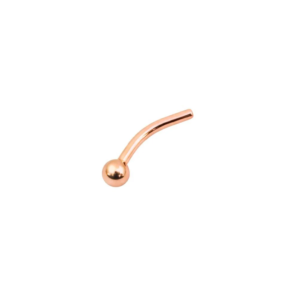 Threadless Curved Ball Back Barbell - Image 5