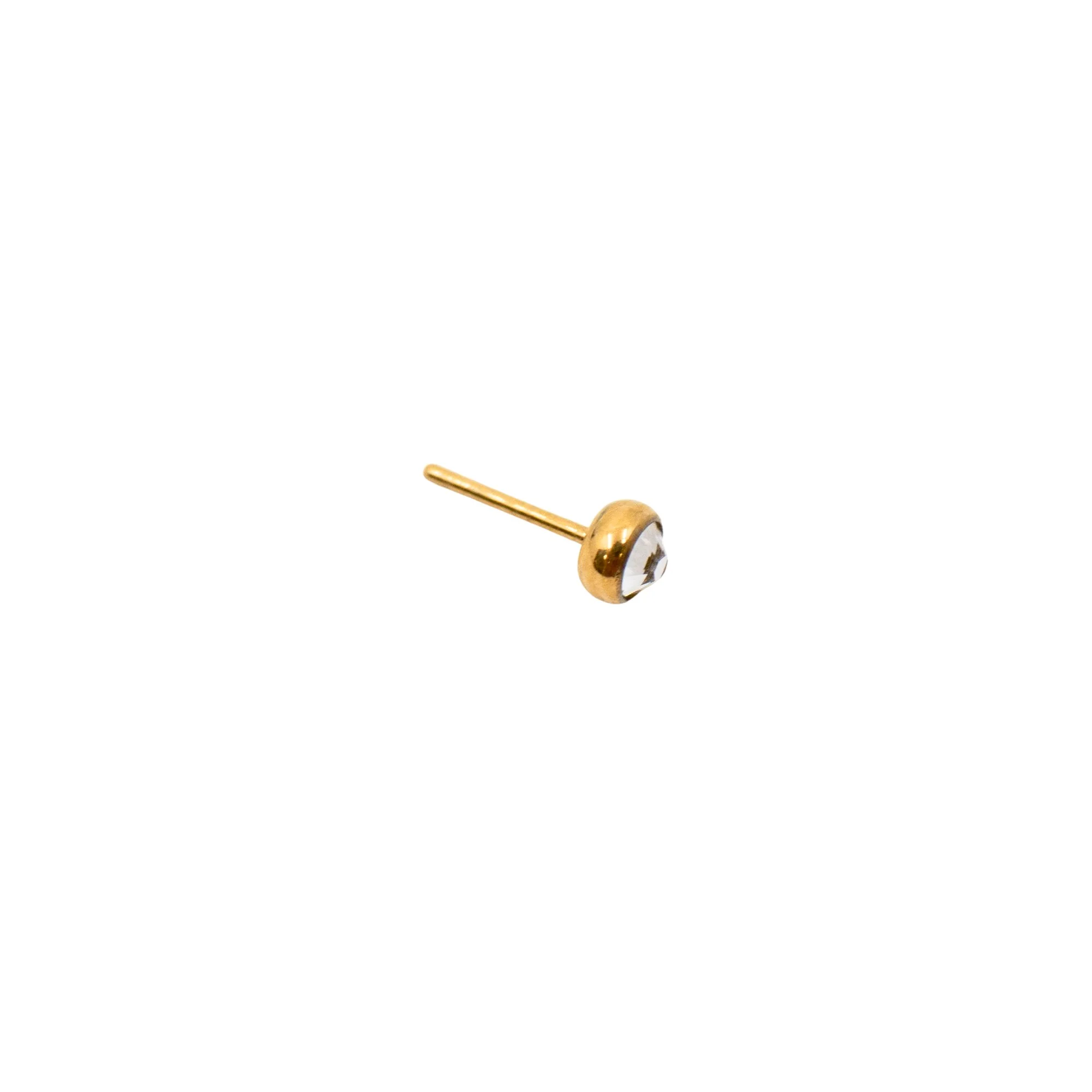 White Swarovski Crystal Earring Top - Image 4
