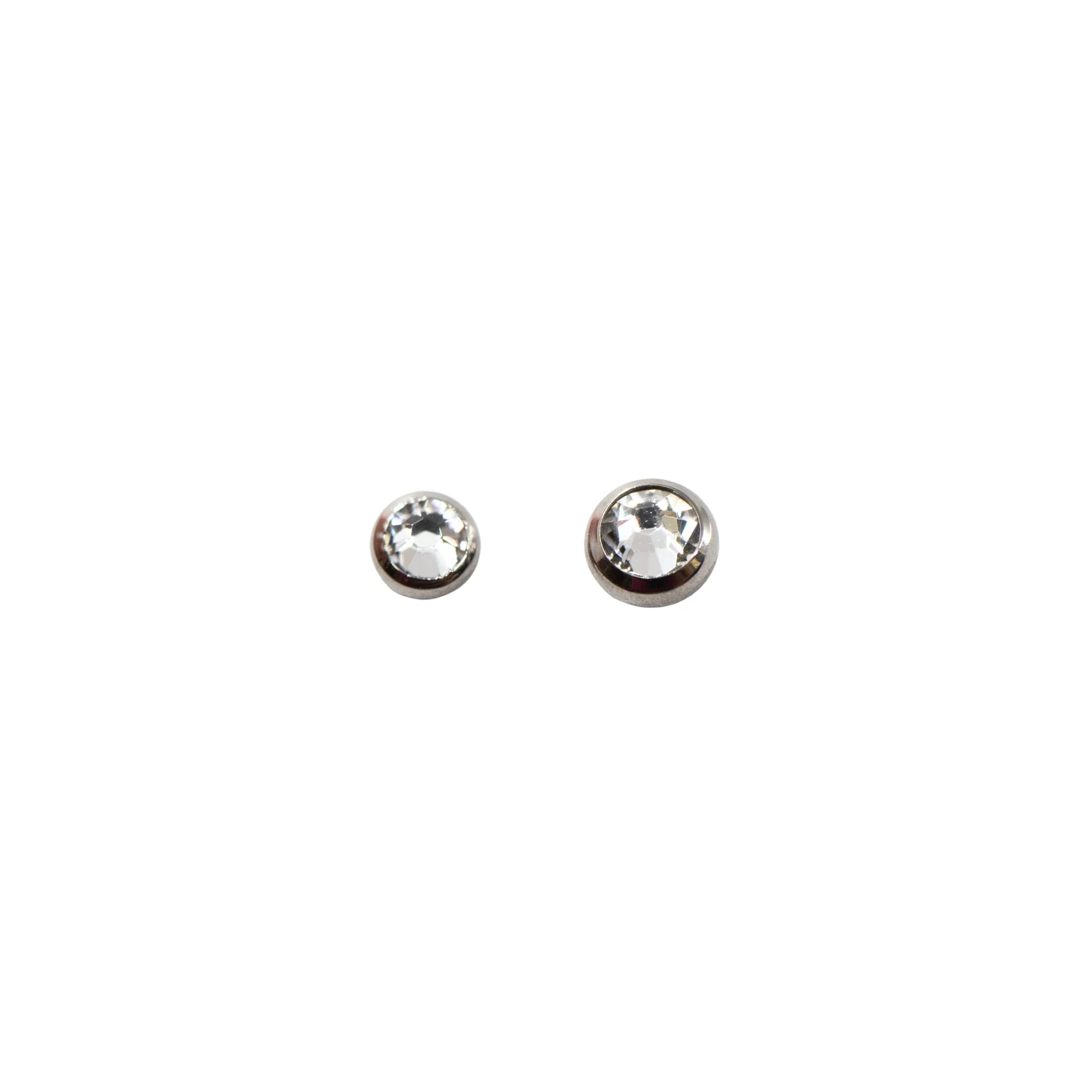 White Swarovski Crystal Earring Top - Image 6