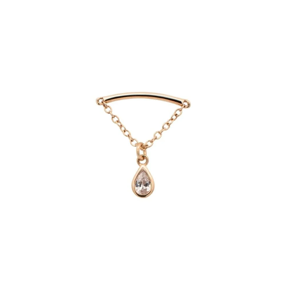 Teardrop Floating or Vertical Helix Earring - Image 7